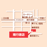 地図　南行徳店